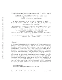 First Scintillating Bolometer Tests of a CLYMENE R&D on Li2moo4