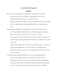 Group Annotated Bibliography: Titanic