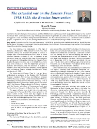 The Russian Intervention