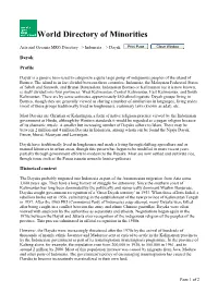 World Directory of Minorities