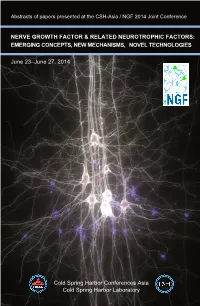 Nerve Growth Factor & Related Neurotrophic