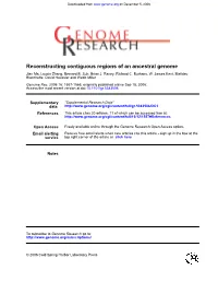 Reconstructing Contiguous Regions of an Ancestral Genome