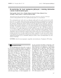 Reconstructing the Basal Angiosperm Phylogeny: Evaluating Information Content of Mitochondrial Genes