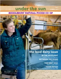 The Local Dairy Issue