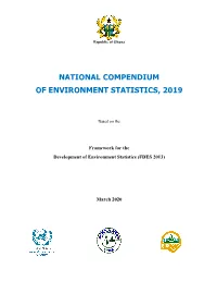 National Compendium of Environment Statistics, 2019