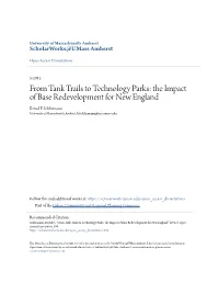 The Impact of Base Redevelopment for New England Bernd F