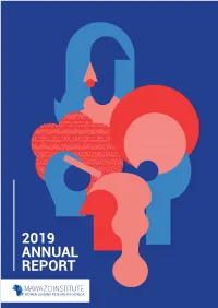 2019 Annual Report Index