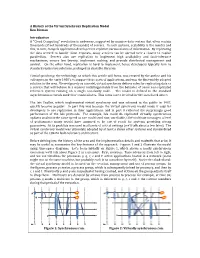 A History of the Virtual Synchrony Replication Model Ken Birman