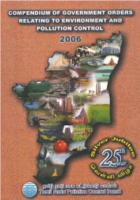 Compendium of Government Orders Relating to Environment and Pollution Control