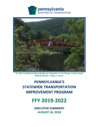 Ffy 2019-2022 Executive Summary August 16, 2018