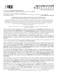 NOT JAZZ!! (Cuneiform Rune 380/381) Format: 2Xcd / DIGITAL
