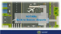 Notams Back to Basics: Airports