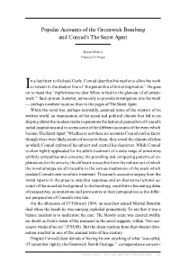 Popular Accounts of the Greenwich Bombing and Conrad's the Secret
