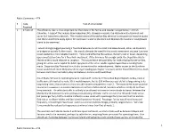 Public Comments – PT4 # Date Received Text of Email/Letter 1. 27