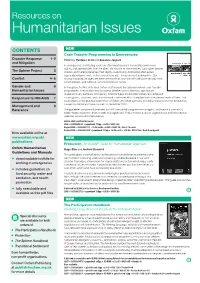 Resources on Humanitarian Issues