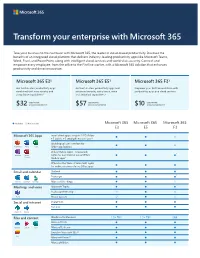 Transform Your Enterprise with Microsoft 365