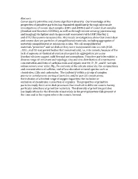 Abstract: Comet Dust Is Primitive and Shows Significant Diversity. Our Knowledge