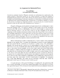 An Argument for Substantial Form