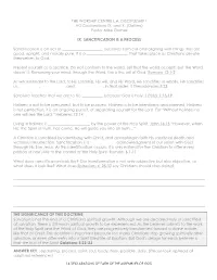 Discipleship I Outline IX and X Final