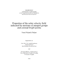 Properties of the Solar Velocity Field Indicated by Motions of Sunspot Groups and Coronal Bright Points