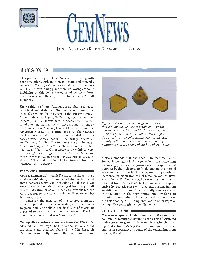 Spring 1991 Gems & Gemology Gem News