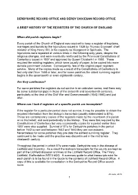 Parish Register Guide