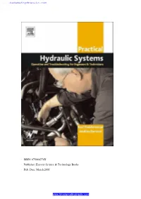 Practical Hydraulic Systems 20