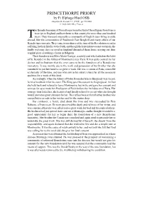 PRINCETHORPE PRIORY by Fr Elphege Hind OSB Ampleforth Journal 11 (1905) Pp.192-204 © Ampleforth Abbey Trustees