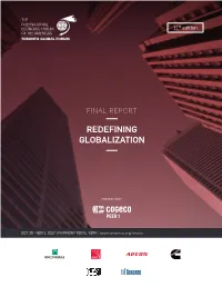 Redefining Globalization