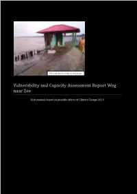 Vulnerability and Capacity Assessment Report Weg Naar Zee