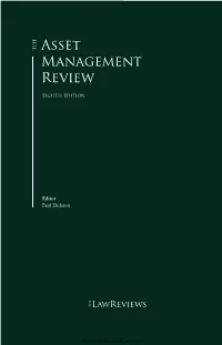 Asset Management Review Asset Management Asset Management Review
