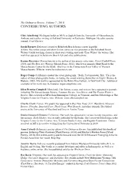 Contributing Authors