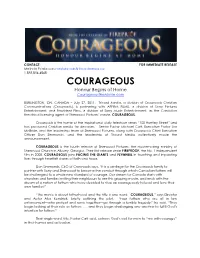 COURAGEOUS Honour Begins at Home Courageousthemovie.Com