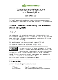 Language Documentation and Description
