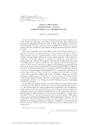 About the Cover: Christopher Clavius, Astronomer and Mathematician