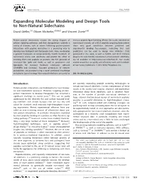 Expanding Molecular Modeling and Design Tools to Nonnatural Sidechains