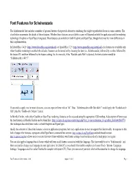 Font Features for Scheherazade