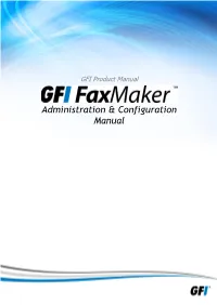 Administration & Configuration Manual
