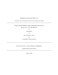 Segmental and Prosodic Effects on Intervocalic Voiceless Stop Lenition