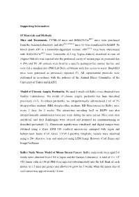 Supporting Information SI Materials and Methods Mice And