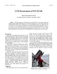 CCD Measurement of STT 547AB