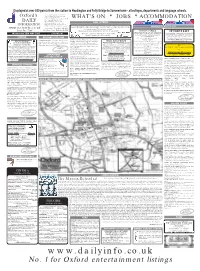 Displayed at Over 500 Points from the Station to Headington and Folly Bridge to Summertown - All Colleges, Departments and Language Schools