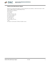 Ihab Hassan Papers