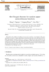 On Choquet Theorem for Random Upper Semicontinuous Functions