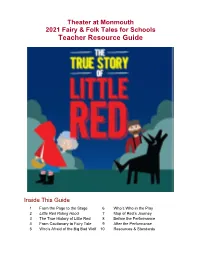 2021 the True Story of Little Red Resource Guide
