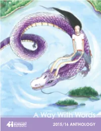 A Way with Words: 2015/16 Anthology