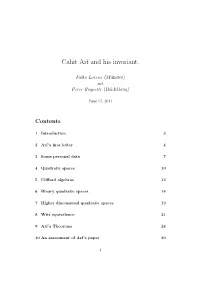 Arf Invariant