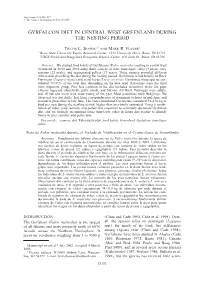 Gyrfalcon Diet in Central West Greenland During the Nesting Period