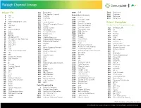 Raleigh Channel Lineup