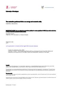 University of Groningen the Conductive Geothermal Field As An